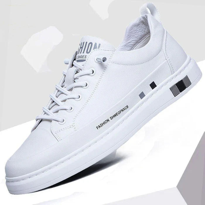 Zapato Casual Masculino Flat de Cuero