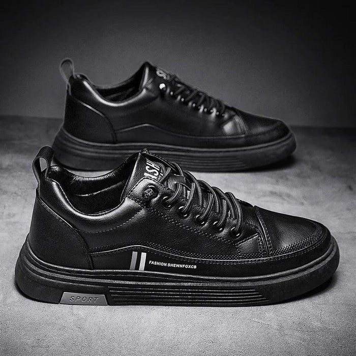 Zapato Casual Masculino Flat de Cuero
